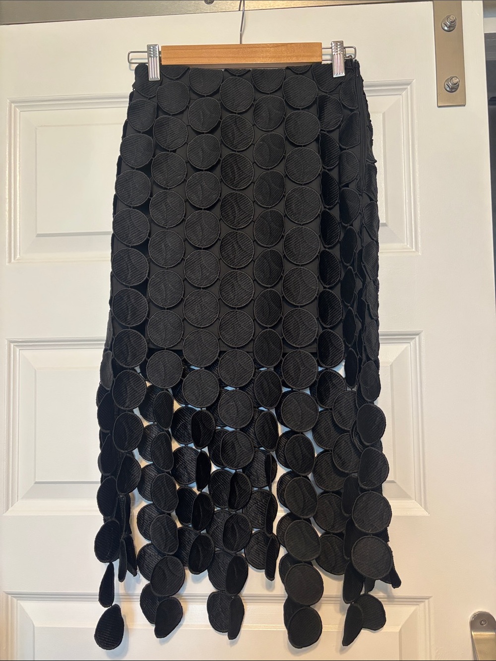 Commense Laser Cut Multi Circle Double Layered Skirt - Picture 4 of 6